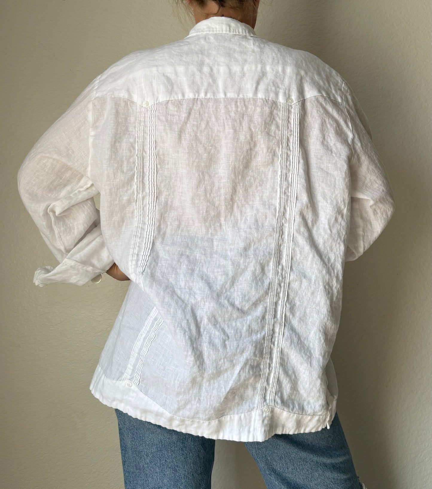 Cubavera 100% Linen Mens Large
